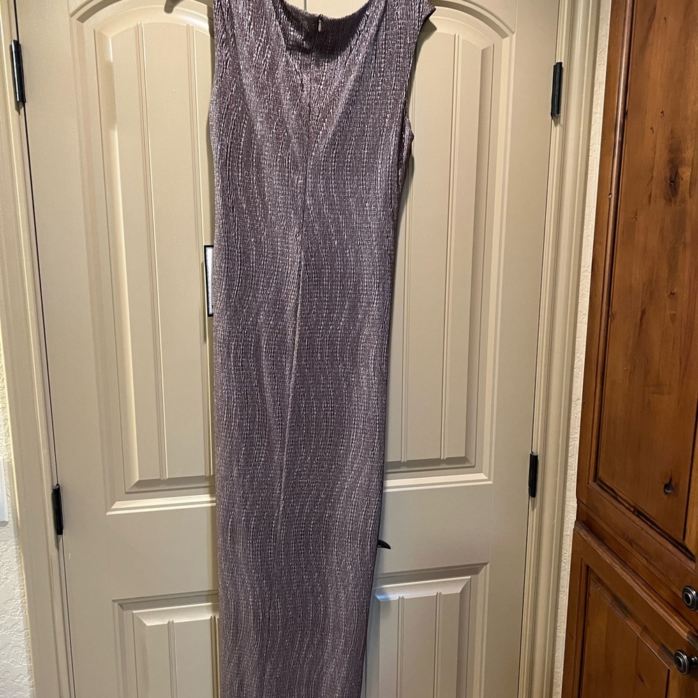 Light bronze full length dress, size 14, still has tag
